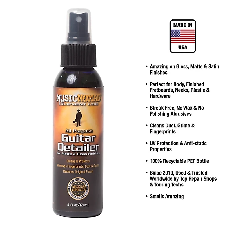 Music Nomad Guitar Detailer for Matte and Gloss Finishes