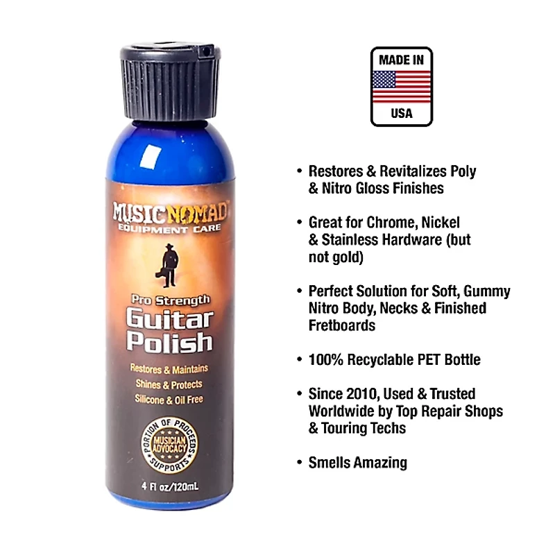 Music Nomad Guitar Polish - Pro Strength Formula