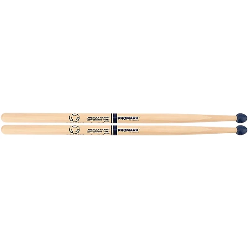 Promark System Blue Scott Johnson "ScoJo" Rubber Tip Practice Sticks