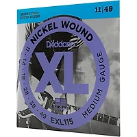 D'Addario EXL115 Medium Gauge Guitar Strings Single-Pack