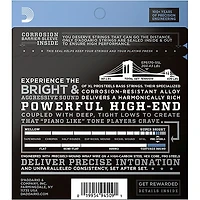 D'Addario EPS170-5SL  XL ProSteels Regular Light Super Long Scale 5-String Bass Strings