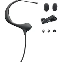 Audio-Technica BP893c MicroEarset Headset Condenser Mic for Wireless Systems AT Unipak Black