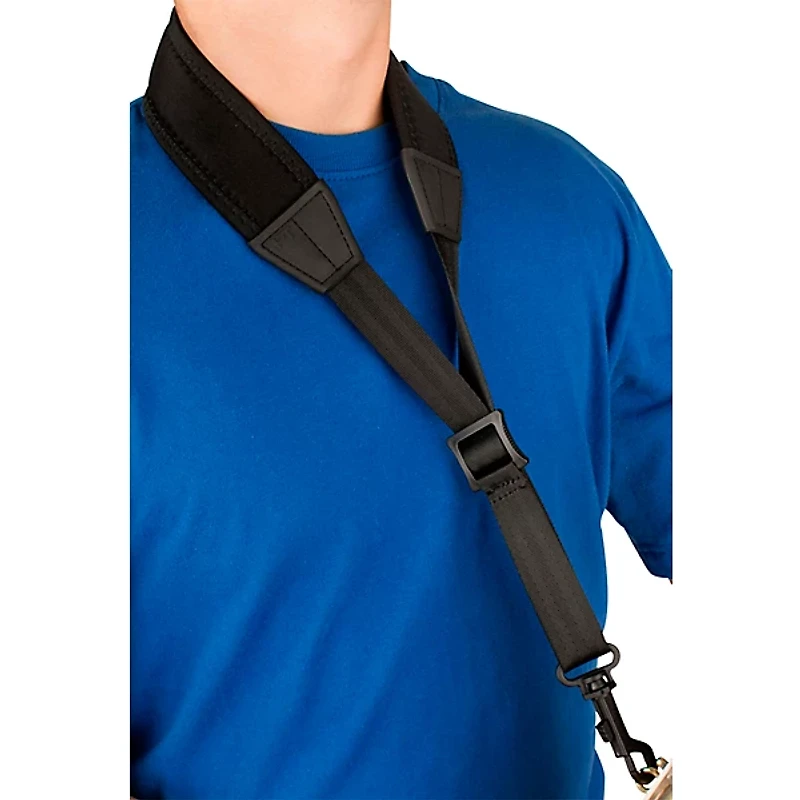 Protec 24" Neoprene Saxophone Neck Strap With Plastic Swivel Snap Black Plastic Hook