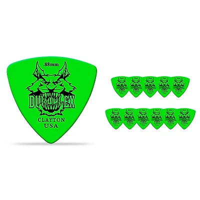 Clayton Duraplex Delrin Rounded Triangle Picks 1 Dozen