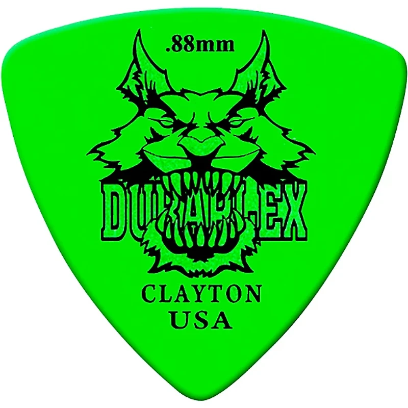 Clayton Duraplex Delrin Rounded Triangle Picks 1 Dozen