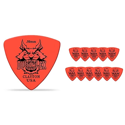Clayton Duraplex Delrin Rounded Triangle Picks 1 Dozen