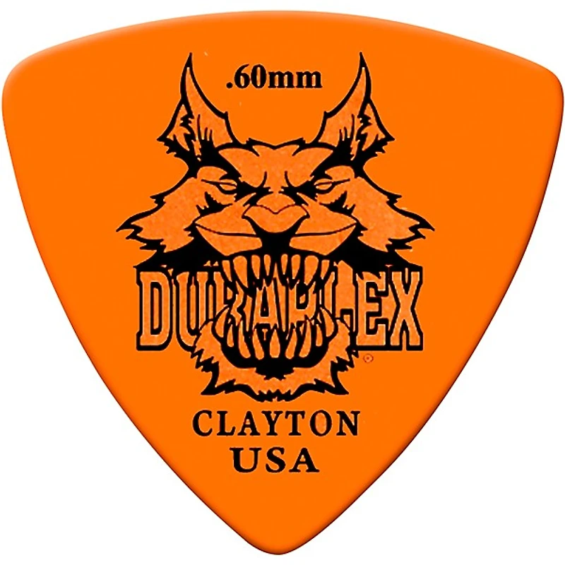 Clayton Duraplex Delrin Rounded Triangle Picks 1 Dozen