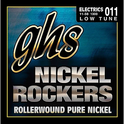 GHS Nickel Rockers Lo Tune SRV Set