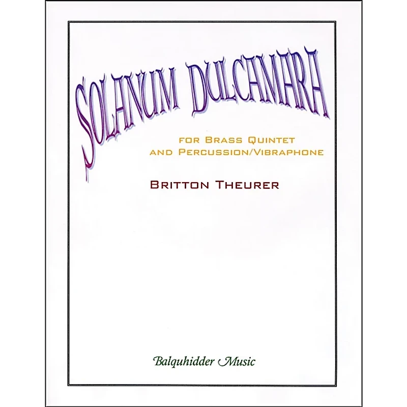 Carl Fischer Solanum Dulcamara Book