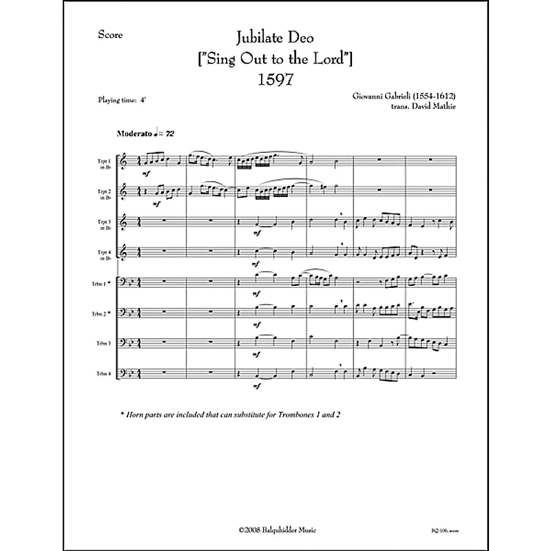 Carl Fischer Jubilate Deo Book