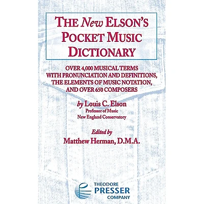 Carl Fischer The New Elson's Pocket Music Dictionary