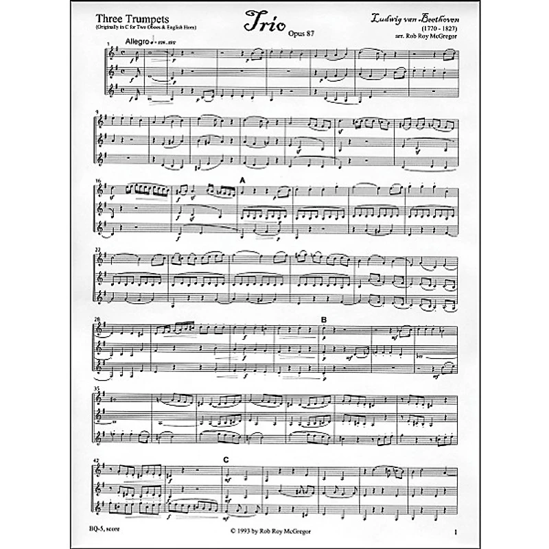 Carl Fischer Trio Op.87 Book