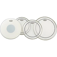 Remo Clear Pinstripe Pro Pack With Free 14" Controlled Sound X Snare Head