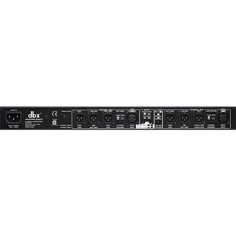 dbx 234xs Stereo 2/3 Way, Mono 4-Way Crossover