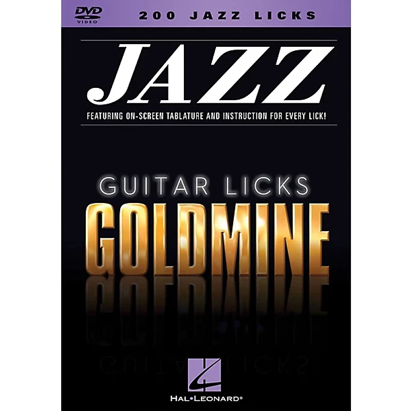Hal Leonard 200 Jazz Licks - Guitar Licks Goldmine DVD Series