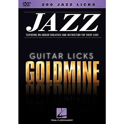 Hal Leonard 200 Jazz Licks - Guitar Licks Goldmine DVD Series