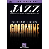 Hal Leonard 200 Jazz Licks - Guitar Licks Goldmine DVD Series