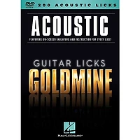 Hal Leonard 200 Acoustic Licks - Guitar Licks Goldmine DVD Series