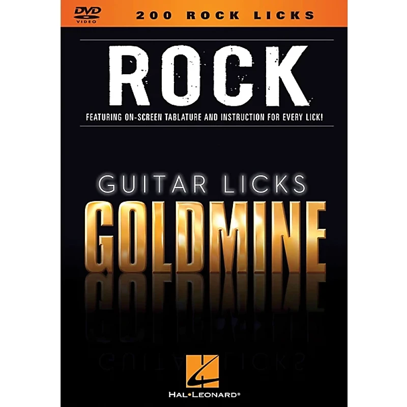 Hal Leonard 200 Rock Licks - Guitar Licks Goldmine DVD Series