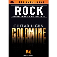 Hal Leonard 200 Rock Licks - Guitar Licks Goldmine DVD Series