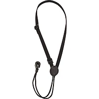 Levy's 3/8" Cotton Webbing Ukulele Strap Black