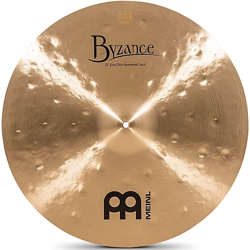 MEINL Byzance Traditional Extra Thin Hammered Crash Cymbal -
