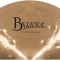 MEINL Byzance Traditional Extra Thin Hammered Crash Cymbal -