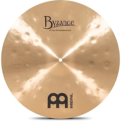 MEINL Byzance Traditional Extra Thin Hammered Crash Cymbal -
