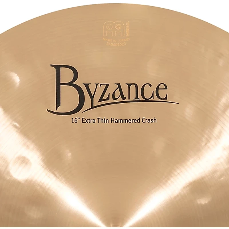 MEINL Byzance Traditional Extra Thin Hammered Crash Cymbal -