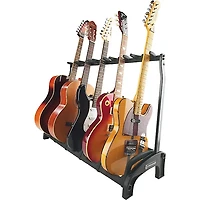 K&M Guardian 5-Guitar Stand Rack-style (5 Guitars) Black