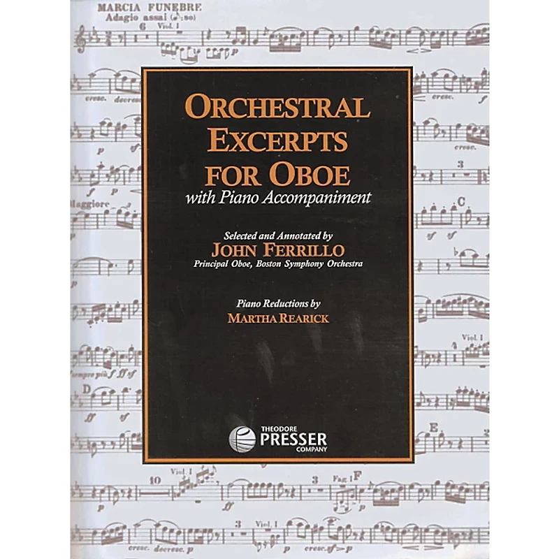 Carl Fischer Orchestral Excerpts For Oboe Book