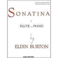 Carl Fischer Sonatina For Flute and Piano