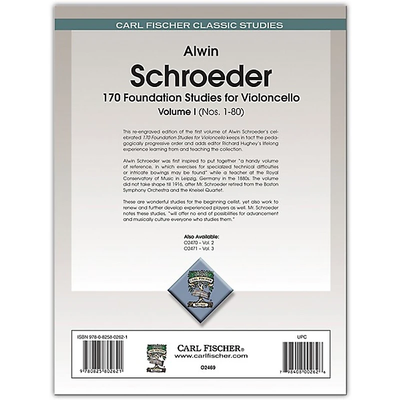 Carl Fischer 170 Foundation Studies Book 1