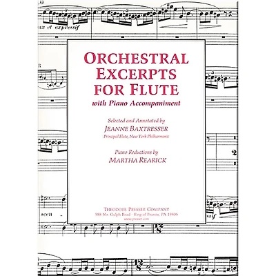 Carl Fischer Orchestral Excerpts For Flute