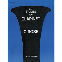 Carl Fischer 40 Studies For Clarinet Book
