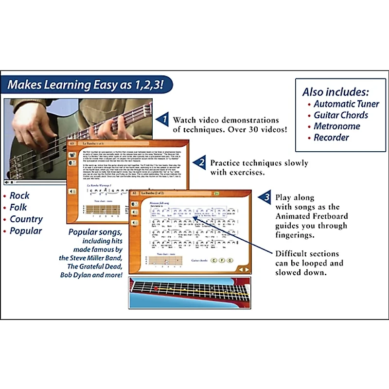 eMedia Bass Method 1 CD-ROM Version 2.0