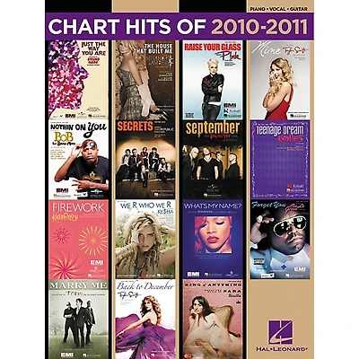 Hal Leonard Chart Hits Of 2010-2011 PVG Songbook