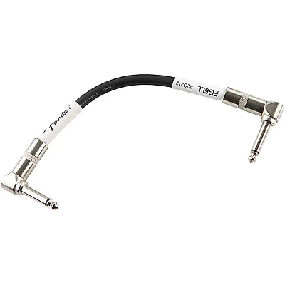 Fender Performance Series Instrument Cable Black 6-inch Patch