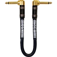 Mogami Platinum Guitar Patch Cable with Right Angle Connectors 11 in. Right Angle To Right Angle