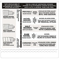 D'Addario ETB92S Black Nylon Tapewound Short Scale Bass Strings