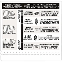 D'Addario ETB92-5 Medium Black Nylon Tapewound 5-String Bass Strings