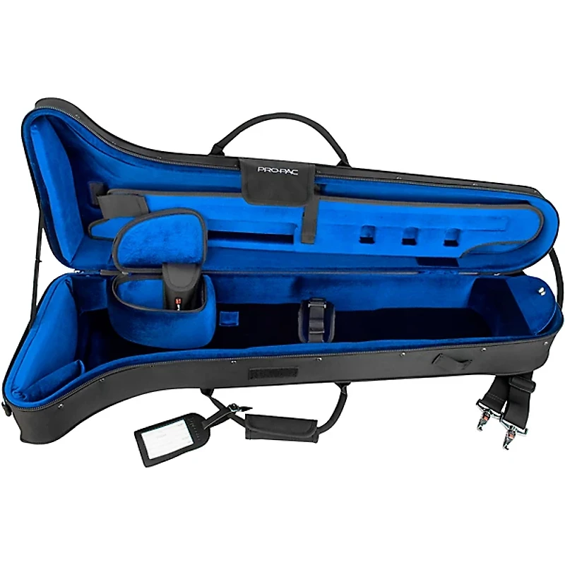 Protec Contoured Straight/F-Attachment Tenor Trombone PRO PAC Case PB306CT Black