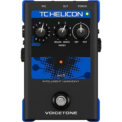 TC Helicon VoiceTone Single H1 Intelligent Harmony Effects Pedal