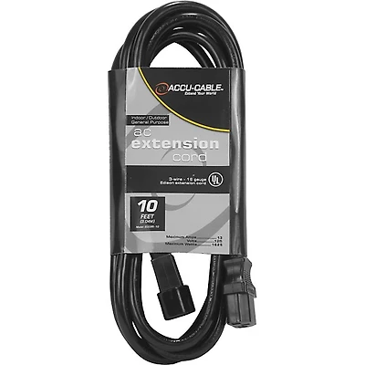 ACCU CABLE ECCOM-10 AC Extension Cable