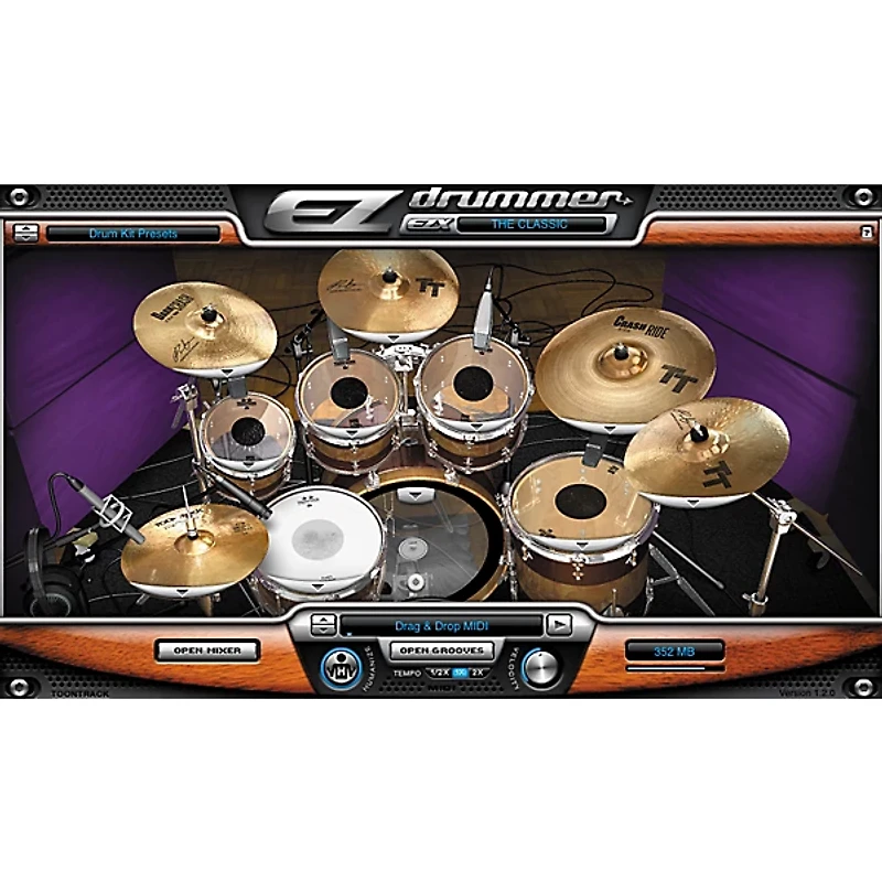Toontrack The Classic EZX Drum Library (Software Download)