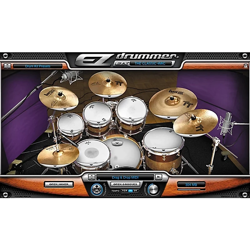 Toontrack The Classic EZX Drum Library (Software Download)