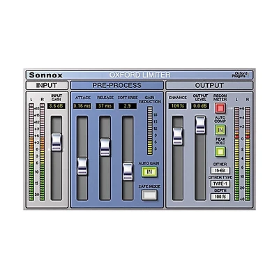 Sonnox Oxford Limiter (HD-HDX) Software Download