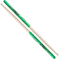 Zildjian Maple Green DIP Drum Sticks - Super 7A Wood Tip