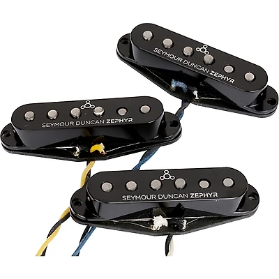 Seymour Duncan ZSL-1 Zephyr Silver Strat Pickup Set Black