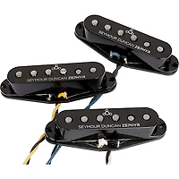 Seymour Duncan ZSL-1 Zephyr Silver Strat Pickup Set Black